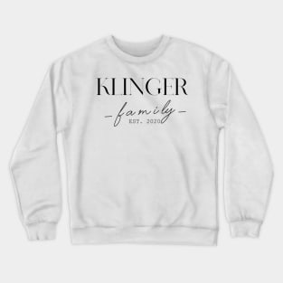 Klinger Family EST. 2020, Surname, Klinger Crewneck Sweatshirt